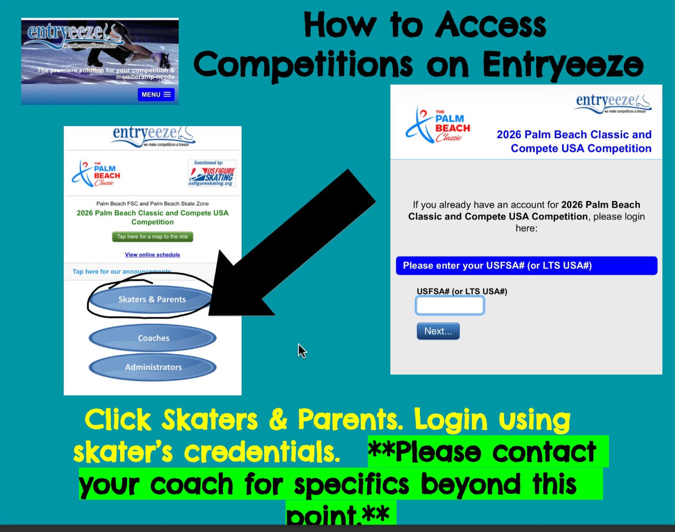 3. Click here &amp; Log In